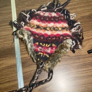 American Eagle Mohawk trapper hat